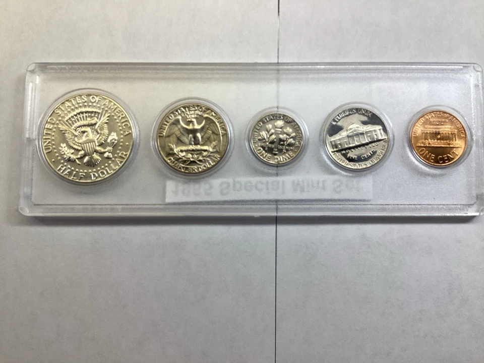 1965 Special Mint Set (SMS) 5 Coins in Whitman Holder Silver Kennedy 102125 69tr - Image 4 of 4