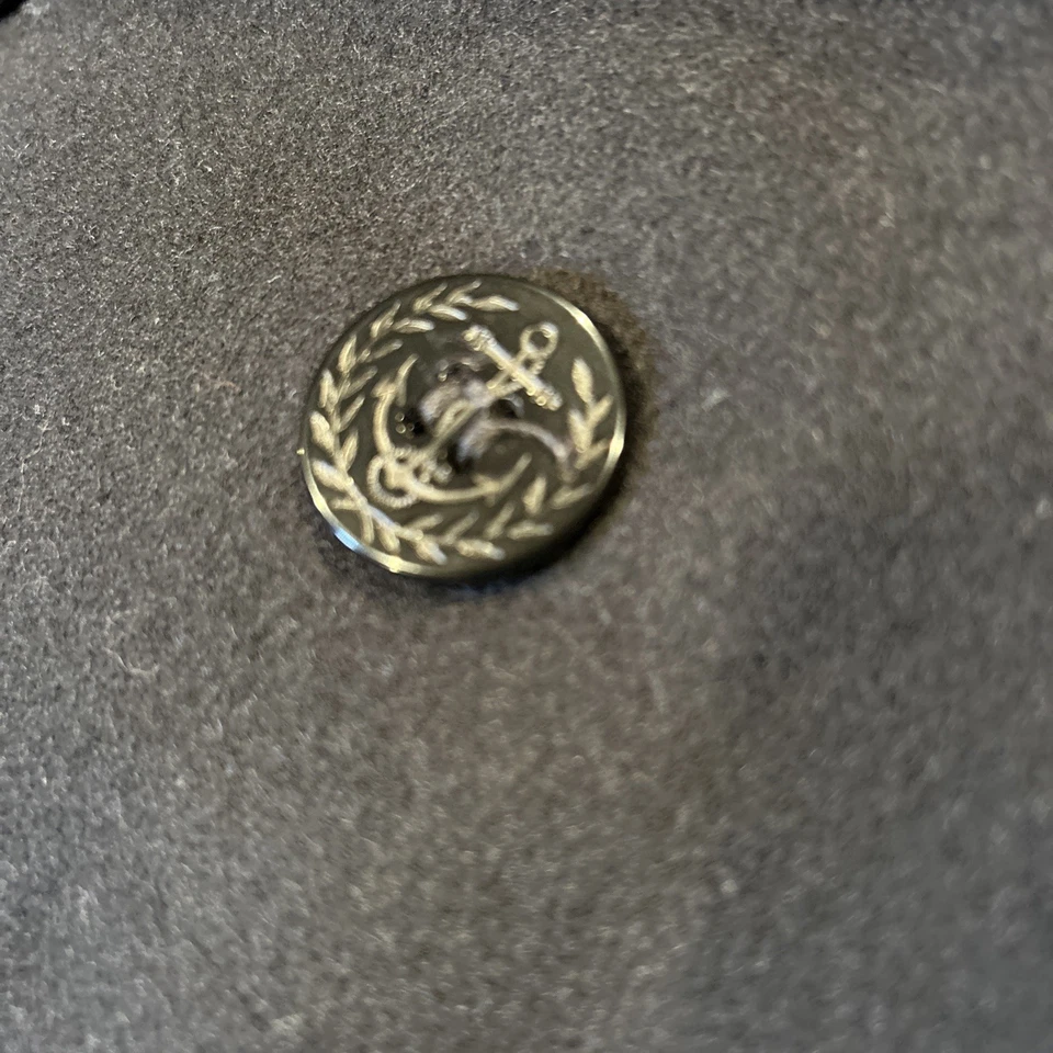 Chaqueta Abrigo De Colección SCHOTT BROTHERS EE. UU. Para Hombre Talla M Azul Marino Lana Guisante Hecha en EE. UU. 751 N Foto 4 de 4