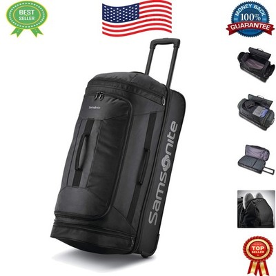 Andante 2 - 28-Inch Water-Resistant Rolling Duffel Bag with Inline Skate Wheels