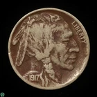 1917-D Buffalo Nickel Very Fine Details: Dark