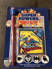 Super Powers Signature Stamp Set Superman 198...