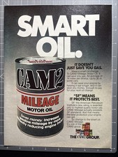 1980 Print Ad CAM2 Mileage Motor Oil Saves Money Increases Gas Mileage Smart Oil
