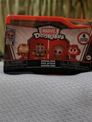 Marvel Doorables Action Peek, 1.5 Inch Collectible Toy, 1 Blind Box