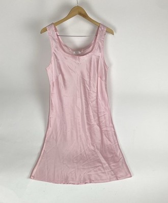 La Perla Purple Malizia 100% Silk Satin Slip Nightgown Dress Size IV/ Or 4
