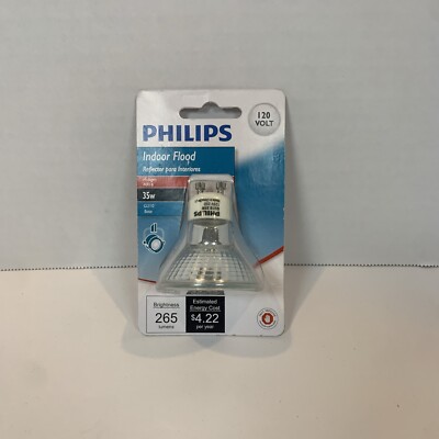 Philips Indoor Flood 35-Watt MR-16 GU10 Base 120 Volt Light Bulb