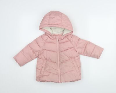 Gap gefütterte Jacke Mädchen rosa, 2 Jahre, mit Kapuze, gesteppt