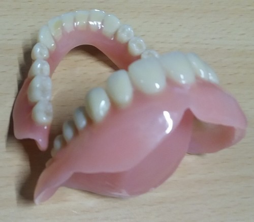 Zahnprothese Gebiss Zahnersatz Ober-und Unterkiefer Neu Neuwertig - Bild 5 von 11