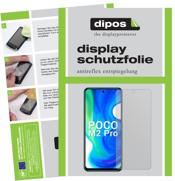 6X Schutzfolie FüR Poco M2 Pro Matt Displayschutzfolie Folie Display Schutz-image