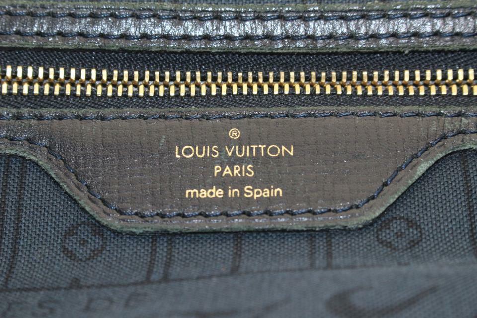 Vuitton NIB Grey Denim Neverfull MM - Vintage Lux