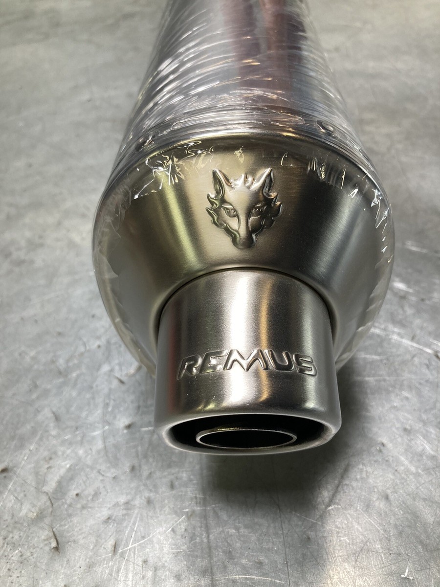 NEW! REMUS Revolution Stainless Muffler 54mm Inlet Honda Suzuki
