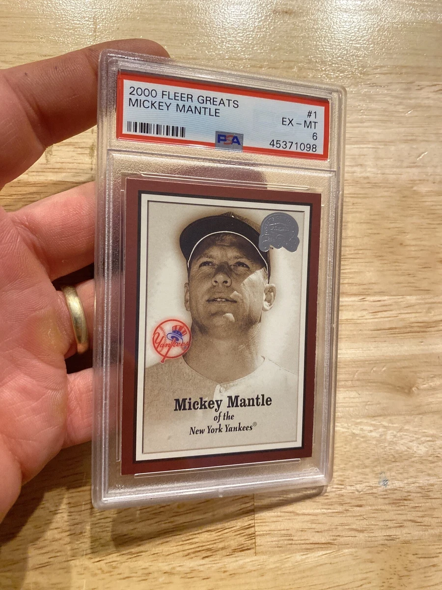 2000 Fleer Greats of the Game - Mickey Mantle #1 for sale | eBay