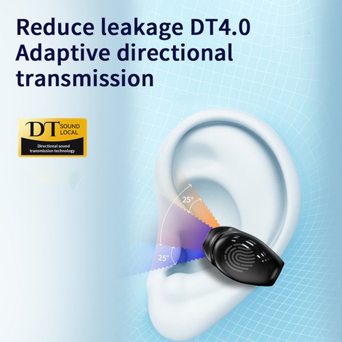 Auriculares individuales inalámbricos Bluetooth 5.3 con clip para oreja Auriculares Control táctil - Imagen 5 de 24