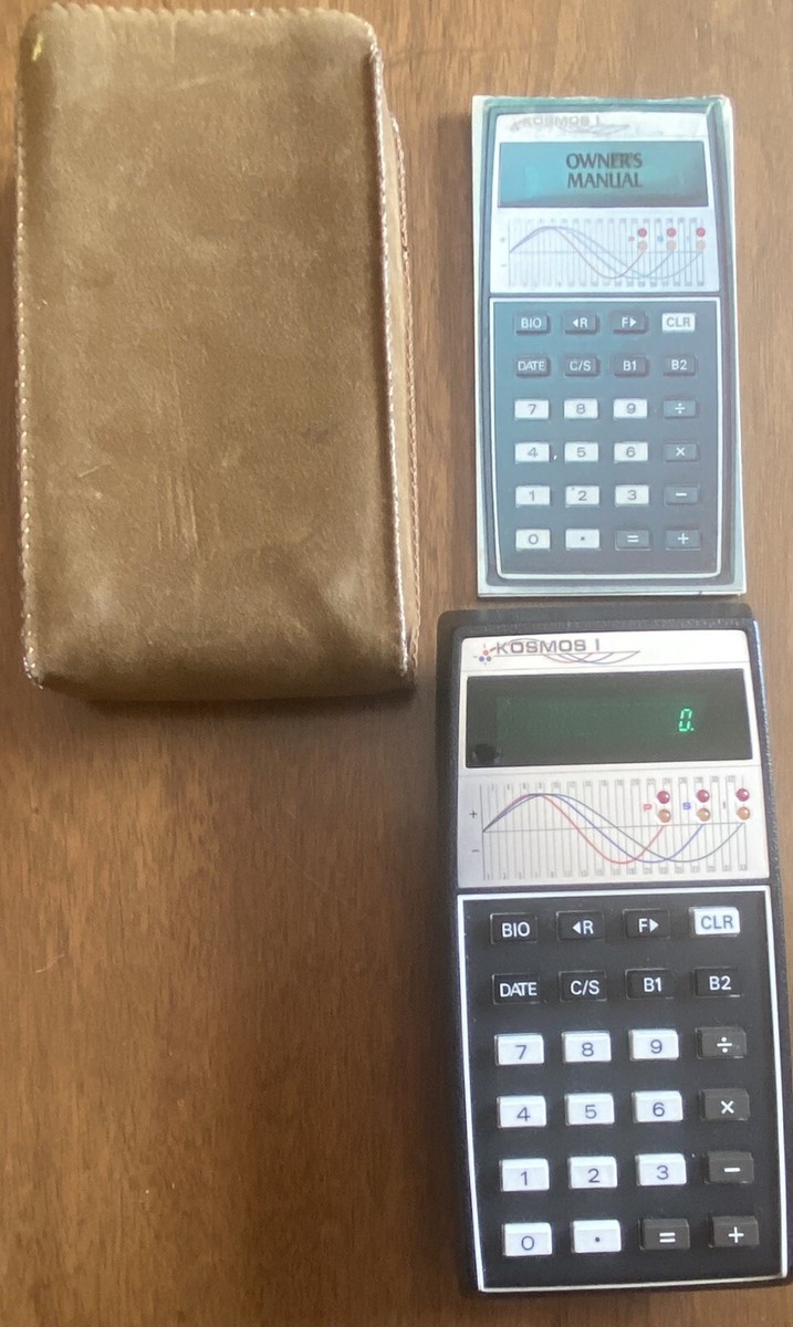 Kosmos 1, Vintage Biorhythm Calculator, 1970's, Works!