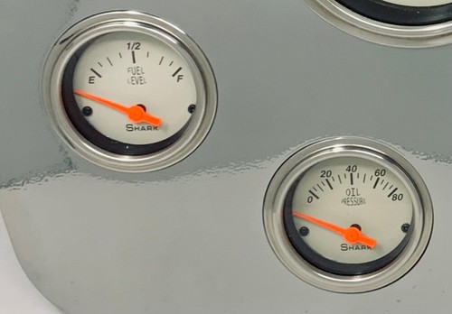 1967 1968 1969 1970 1971 1972 Chevy Truck 6 Gauge Dash Panel Cluster 3 3/8 PC - Bild 4 von 9
