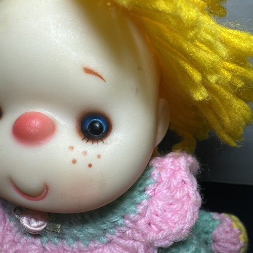 Vintage Strawberry Shortcake Friends Doll Crochet Hand Knitted Crafted Hong Kong - Picture 3 of 13