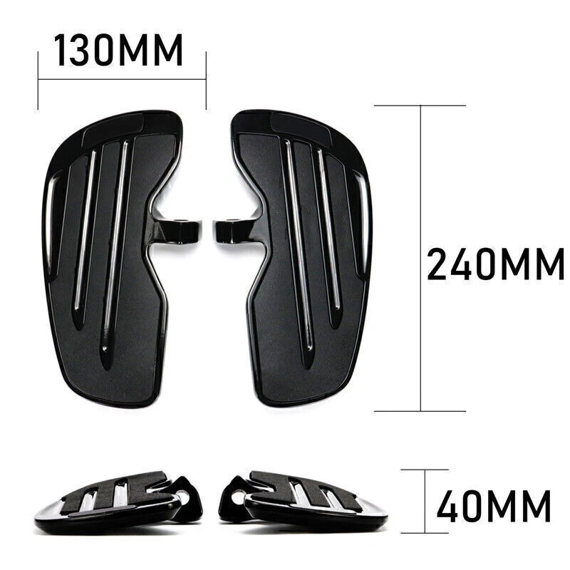 Front Rider Floorboards Foot Board Pedal Black For Indian Scout Sixty 2015-2024 Foto 4 de 4