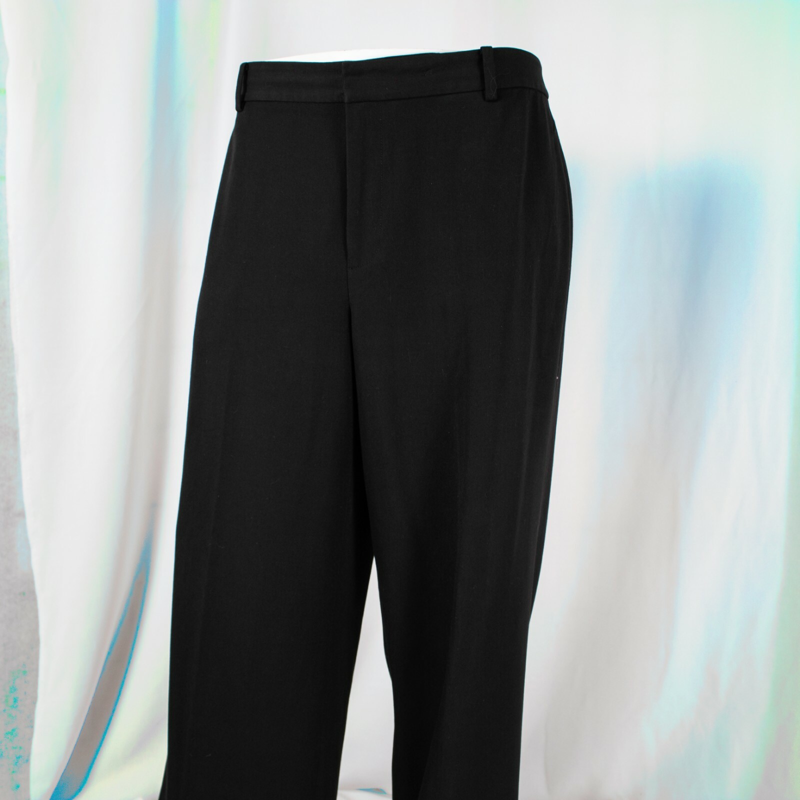 RALPH LAUREN Black Solid Polyester Blend Women Be… - image 1