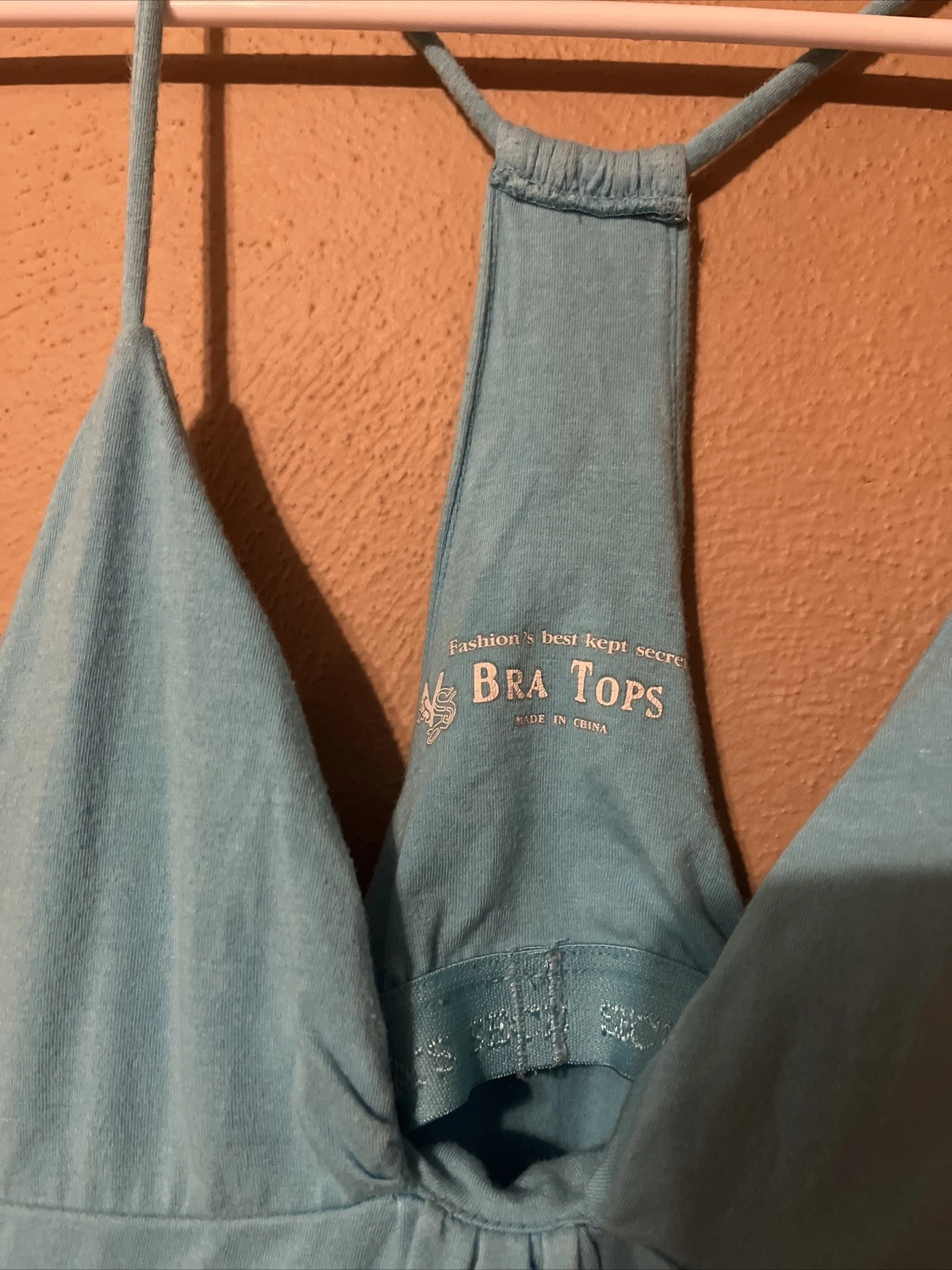 UNDERCOVER Abito donna Victoria Secret top reggiseno blu schiena racer elasticizzato Taglia X Small