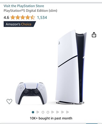 PlayStation 5 digital edition プレステ5 PS5 PlayStation®5 Digital Edition Console - 825 GB (US) | See Price