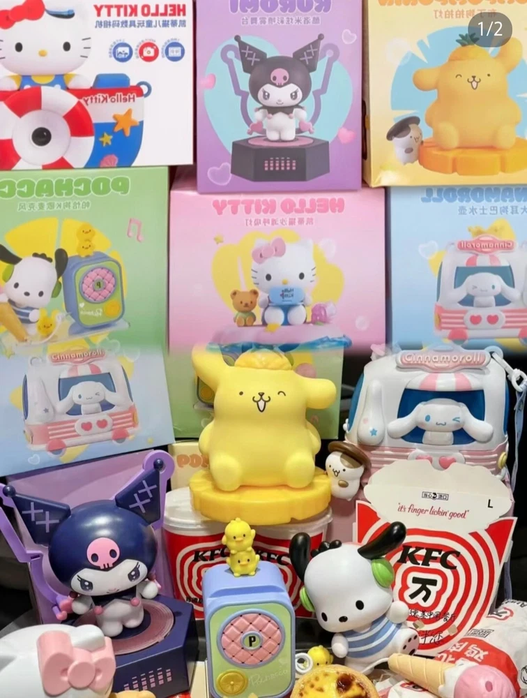 KFC サンリオ キャラクターマスコット 6個まとめ売り 2025 KFC Children's Day Sanrio Characters Happy Meal Toys