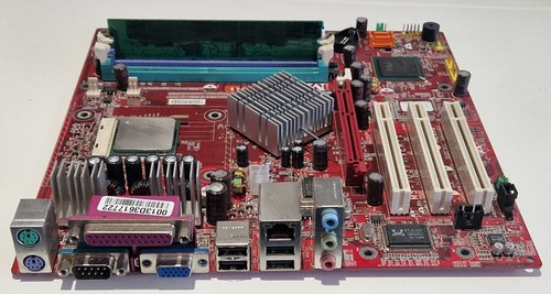 BUNDLE TESTED WORKING mainboard MSI 865GM3-LS + Celeron 2GHz + 256MB RAM - Picture 2 of 5