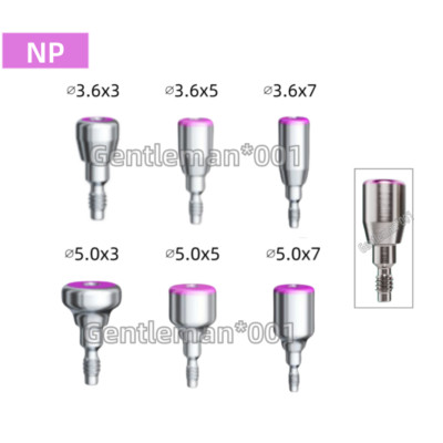 Dental Healing Abutment Conical Connection Compatible With Nobel Active NP