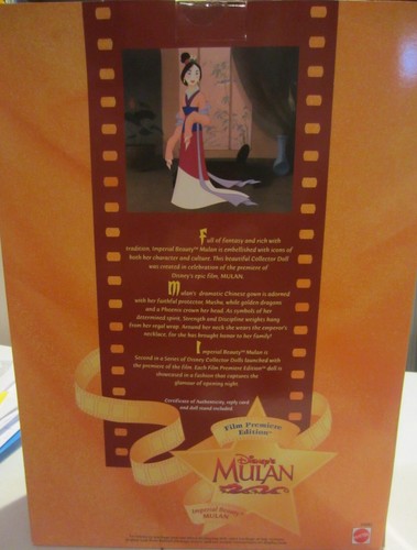 Disney’s Mulan Imperial Beauty Doll Film Premiere Edition - Imagen 6 de 6