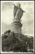 CHILE, VIRGIN MARY, SAN CRISTOBAL, SANTIAGO, NICE POSTCARD