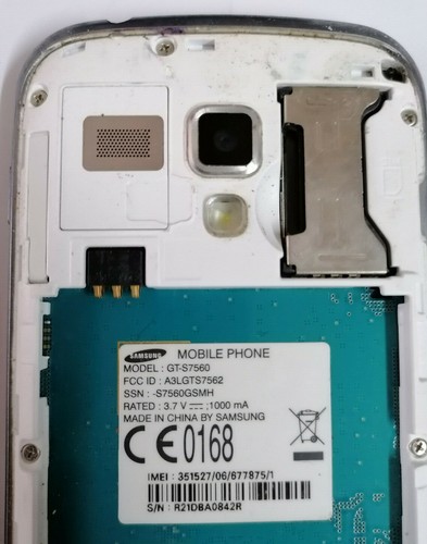 Samsung 3 Cellulari Non funzionanti GT-S7560 GT-S7500 GT I8190N - 第 7/9 張圖片
