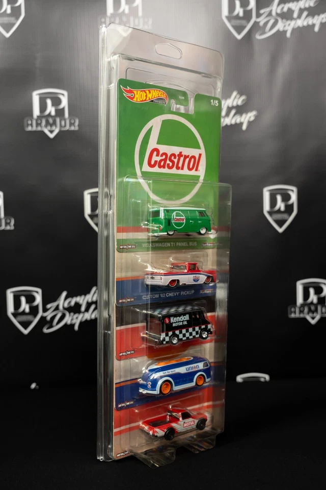 Paquete de 5 fundas diecast premium individuales Diamond Protector 20 para Hot Wheels Foto 3 de 4