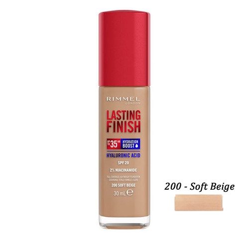RIMMEL Lasting Finish 35hrs Liquid Foundation Full Coverage for Dry Skin 30ml - Picture 10 of 13