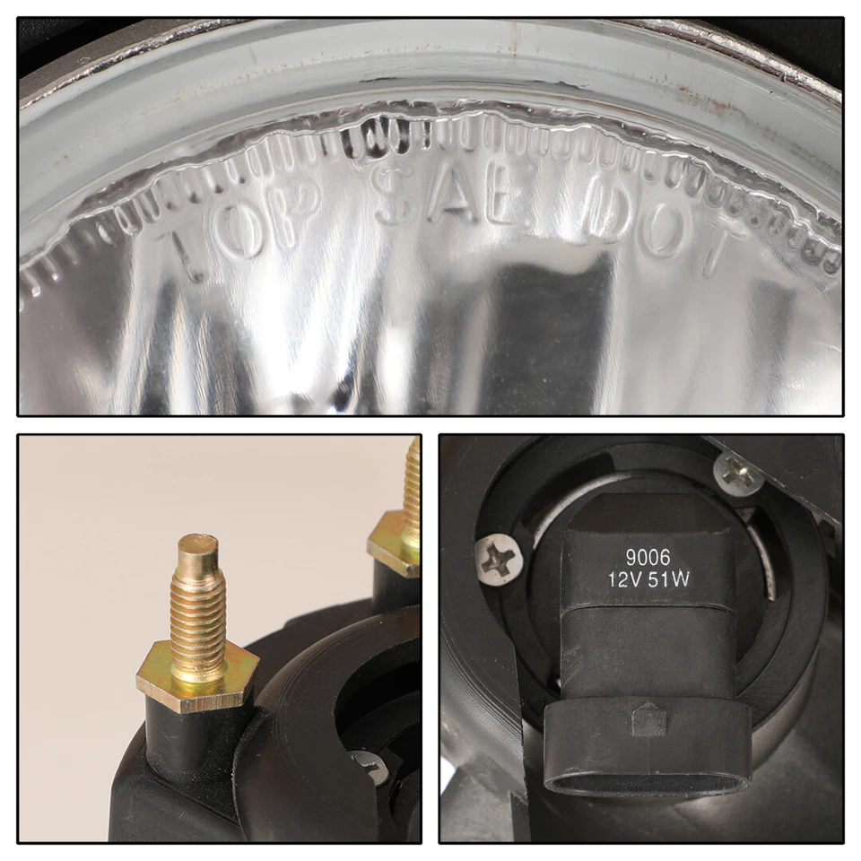 适用于斯巴鲁 Forester 2009 2010 2011 - 2013 前保险杠透明镜头雾灯灯 — 第 4/4 张图片