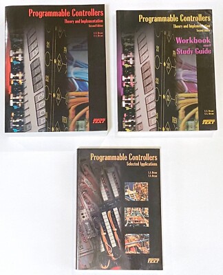 Programmable controllers study books by Bryan  (3 paperback books)