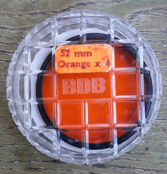 Filtro Para Cámara Naranja 0X4 De BDB 52mm
