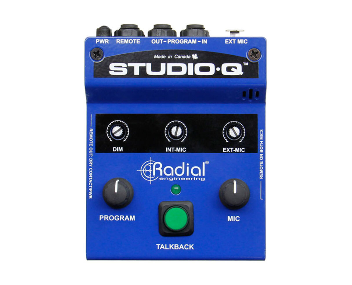 Radial Studio-Q Studio Talkback Controller with Built-In Mic and External Input