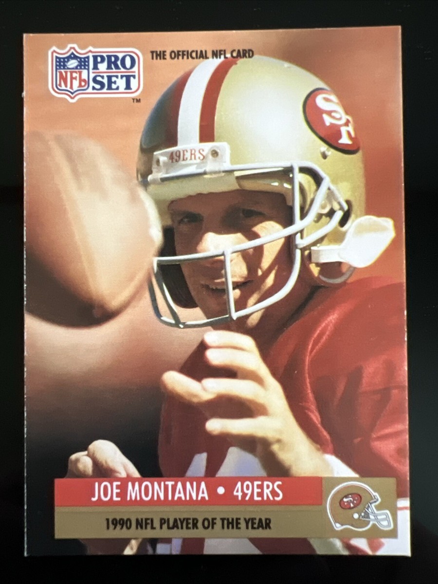 1991 Pro Set - Award Winner #3 Joe Montana 1990 NFL Player Of The