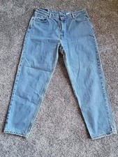 Levis 560 Vtg 90s Women Jeans Sz 16 Reg Light Washed Blue Loose Fit Straight