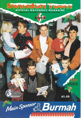 Swindon Town v Arsenal 1993-94 