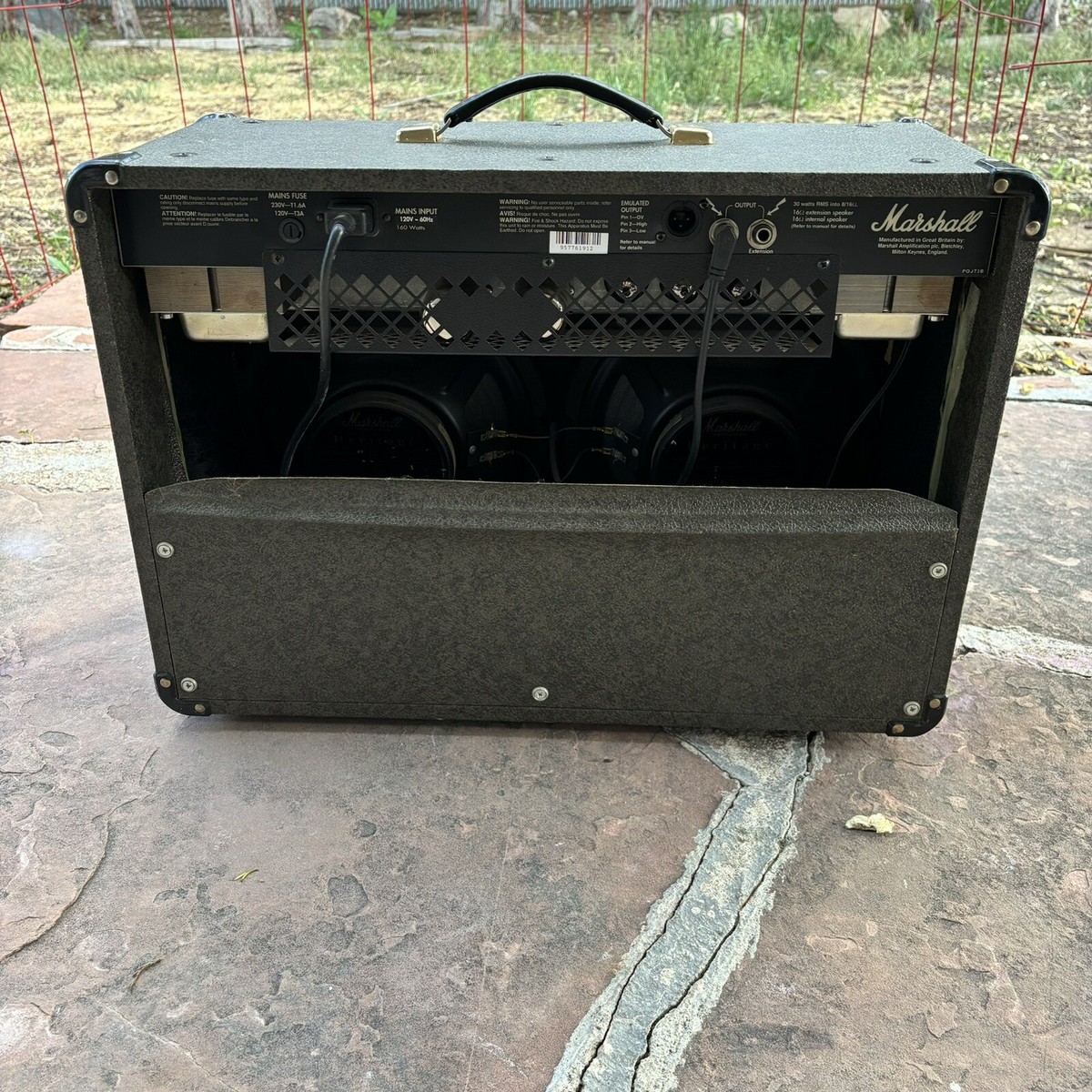 Vintage 1995 Marshall JTM 30 Vacuum Tube Guitar Amplifier