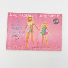 Vintage 1970 Living Barbie and Skipper Booklet Catalog