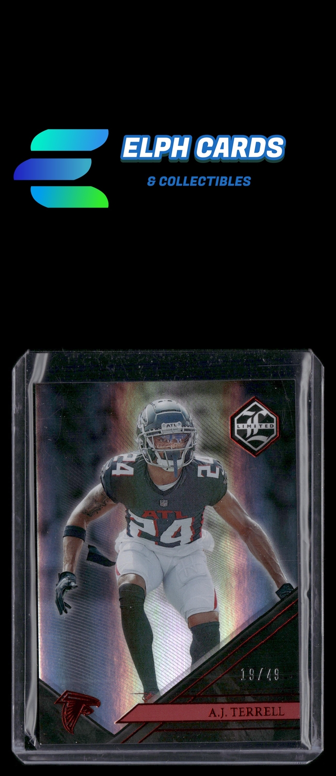 2022 Panini Limited #8 A.J. Terrell Ruby Spotlight #/49