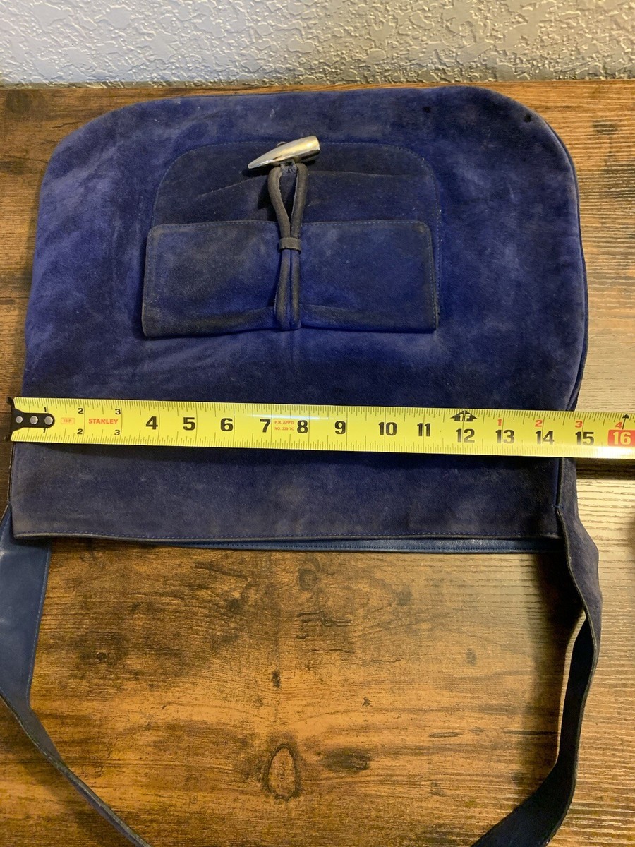 Beautiful BURBERRY LONDON Leather & Silver Horn Toggled Shoulder