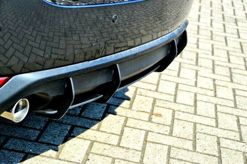 Performance Rear Bumper diffuser addon with ribs fins ForMazda CX-5 KF 2017-2023 - Picture 3 of 5
