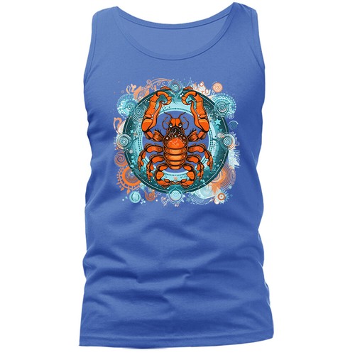 Camiseta sin mangas con gráfico astrológico horóscopo signo del zodiaco de Escorpio - Imagen 10 de 11