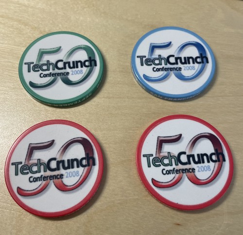 🤑TechCrunch 50, 2008 poker chips 🤑 Silicon Valley! - Bild 1 von 2
