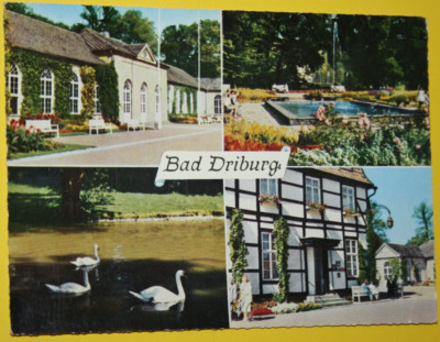 AK Bad Driburg, Mehrbild gelaufen nach Bielefeld ST am 25.3.1964 Mi 351. (5627)