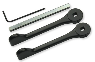 Fullex Terrassentür Drücker Set 5 mm Spindel c/w Inbusschlüssel für einfache Montage