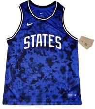 Nike USA STATES National Soccer Team Basketball Jersey DN1134 Blue Black New XL