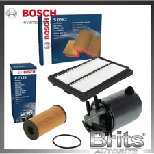FOR NISSAN QASHQAI DCI TEKNA MK2 1.6 - BOSCH FUEL OIL AIR FILTERS SERVICE KIT