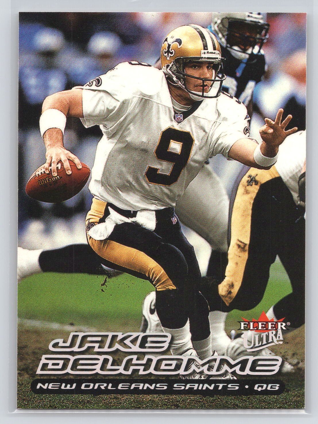 2000 Ultra #112 Jake Delhomme RC Rookie - Saints Panthers